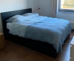 IKEA Malm bedframe 140x200cm, Huis en Inrichting, Slaapkamer | Bedden, Gebruikt, 140 cm, Zwart, Ophalen