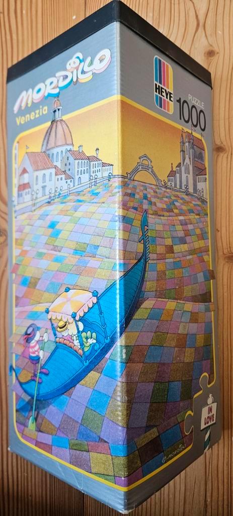 Mordillo Heye Legpuzzel - Venezia - 1000 Stukjes, Hobby en Vrije tijd, Denksport en Puzzels, Gebruikt, Legpuzzel, 500 t/m 1500 stukjes