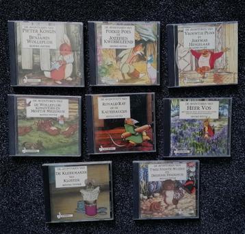 Luister cd's van Pieter konijn en vrienden (Beatrix Potter). beschikbaar voor biedingen