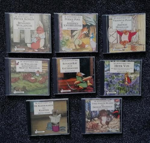 Luister cd's van Pieter konijn en vrienden (Beatrix Potter)., Cd's en Dvd's, Cd's | Kinderen en Jeugd, Zo goed als nieuw, Verhaal of Sprookje