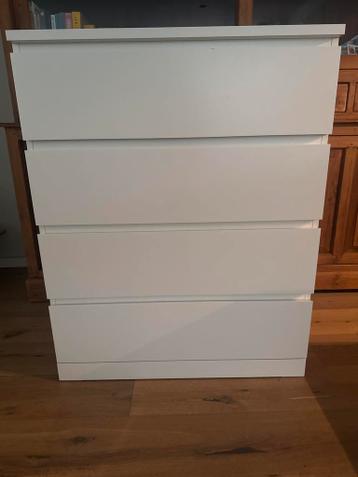 IKEA Malm ladekast, 4 laden, 80x100cm - afbeelding 1
