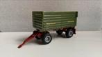 Siku 1077 Fortuna 2 assige landbouwaanhanger groen 1:87, Ophalen of Verzenden, Nieuw, Bus of Vrachtwagen, SIKU