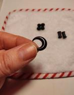 Piercings 5 mm set, Ophalen of Verzenden, Gebruikt, Overige materialen
