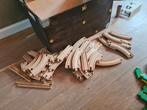 Grote Houten Treinbaan Set - Verhuisdoos Vol!, Ophalen, Jongen of Meisje