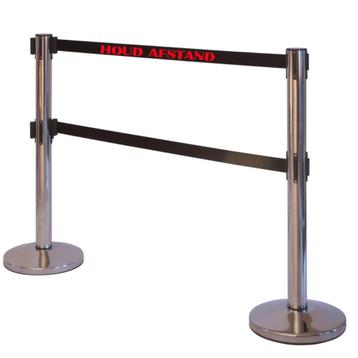 Afzetpalen en Muursystemen met banners beschikbaar voor biedingen