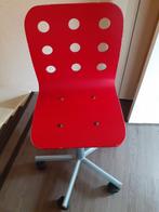 Rode houten buro stoel Ikea, Kinderen en Baby's, Kinderkamer | Inrichting en Decoratie, Overige typen, Gebruikt, Ophalen