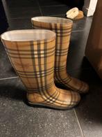 Originele Burberry Regenlaarzen, Ophalen, Beige, Regenlaarzen, Zo goed als nieuw