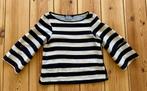 Top / Blouse Zara - Zwart wit linnen - XS / Small (maat 34), Ophalen of Verzenden, Zo goed als nieuw, Korte mouw, Maat 34 (XS) of kleiner