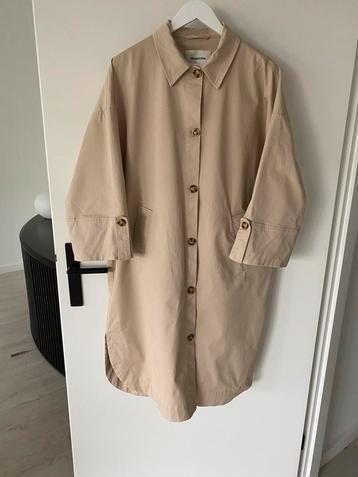 TRENCHCOAT MODSTRÖM BEIGE Maat M beschikbaar voor biedingen