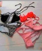 2 bikini's en 1 los bovenstukje maat 36, Ophalen of Verzenden, Zo goed als nieuw, Overige kleuren, Bikini