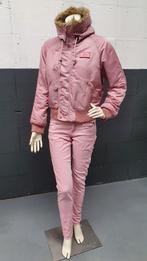 Alpha Industries roze winterjas, maat M, nep bontkraag. S25, Tweedehands verkoop, Ophalen of Verzenden, Roze, Tweedehands verkoop
