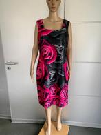 H922 Joseph Ribkoff maat 42=L jurk rood roze zwart