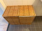 Rieten wasmanden, Huis en Inrichting, Badkamer | Badtextiel en Accessoires, Ophalen, Gebruikt, Bruin