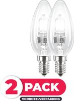 Halogeenlamp E14 - 30W - Warm Wit - 2 stuks - 4052899170155, Minder dan 30 watt, Halogeen (gloei)lamp, E14 (klein), Nieuw