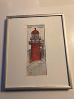 Vuurtoren Vlieland - Tekening Ingelijst, Ophalen of Verzenden