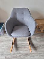 Schommelstoel, Huis en Inrichting, Stoelen, Ophalen, Gebruikt, Grijs, Eén
