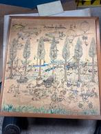 Oude prent met fantasievolle taferelen, Ophalen, Overige thema's