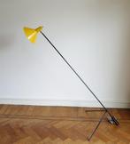 Anvia geel en  zwart 2.0 vloerlamp sprinkhaan design, Ophalen, Zo goed als nieuw, Metaal, 150 tot 200 cm