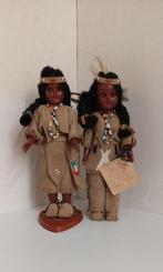 Stel native american 3 Popjes Carlson Dolls Indianen indiaan, Verzamelen, Poppen, Ophalen of Verzenden, Zo goed als nieuw, Pop