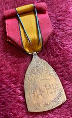 Herinneringsmedaille 1914-1918 Belgie WOI onderscheiding, Verzamelen, Militaria | Algemeen, Ophalen of Verzenden, Overige soorten