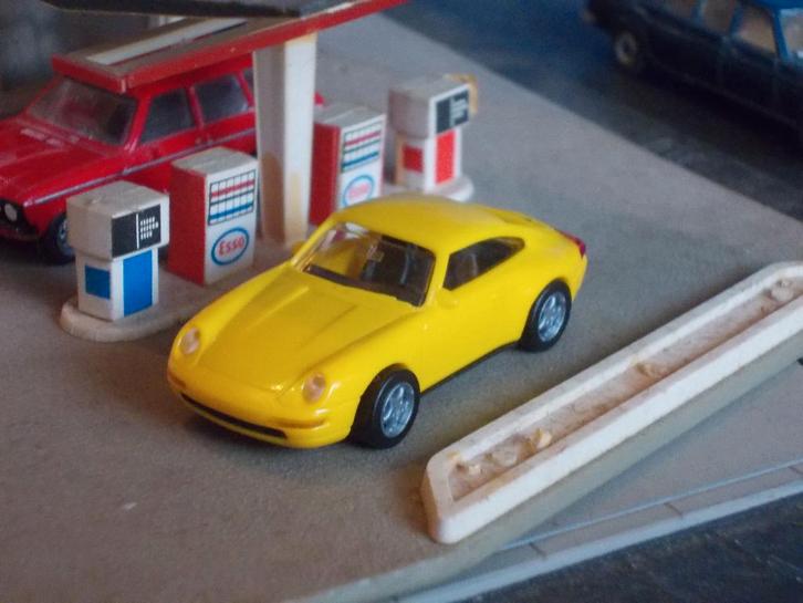 Porsche 993 911 Carrera - Euromodell, Hobby en Vrije tijd, Modelauto's | 1:87, Nieuw, Auto, Rietze, Ophalen of Verzenden
