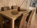 Eethoek met 4 stoelen en salon tafel en tv kast, Huis en Inrichting, Complete eetkamers, Ophalen, Zo goed als nieuw, 4 tot 6 stoelen