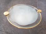 Glashutte Limburg plafonnière jaren 80, zeldzaam., Ophalen of Verzenden, Zo goed als nieuw, Glas