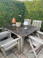 Houten tuintafel - Af te halen, Ophalen, Gebruikt, Vierkant, Hout