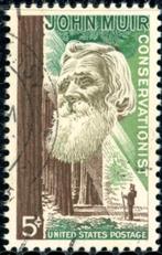 USA Verenigde Staten 1245 - John Muir, Postzegels en Munten, Postzegels | Amerika, Ophalen of Verzenden, Noord-Amerika, Gestempeld
