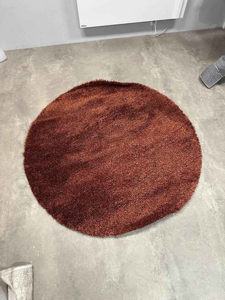 Brink en Campman Lana, Medley 136913 160 cm rond rood, Huis en Inrichting, Stoffering | Tapijten en Kleden, Nieuw, 150 tot 200 cm