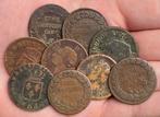 Lot Centimes en Sol Frankrijk, Postzegels en Munten, Munten | Europa | Niet-Euromunten, Ophalen of Verzenden, Frankrijk, Setje
