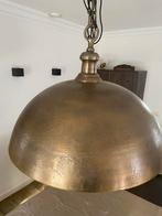 Grote brons kleurige eetkamerlamp - 70 cm diameter, Ophalen of Verzenden, Gebruikt, Metaal, 75 cm of meer
