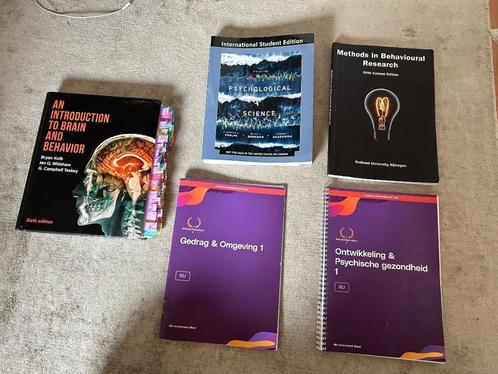 Studieboeken Psychologie B1 radboud universiteit, Boeken, Schoolboeken, Zo goed als nieuw, Overige vakken, Overige niveaus, Ophalen of Verzenden