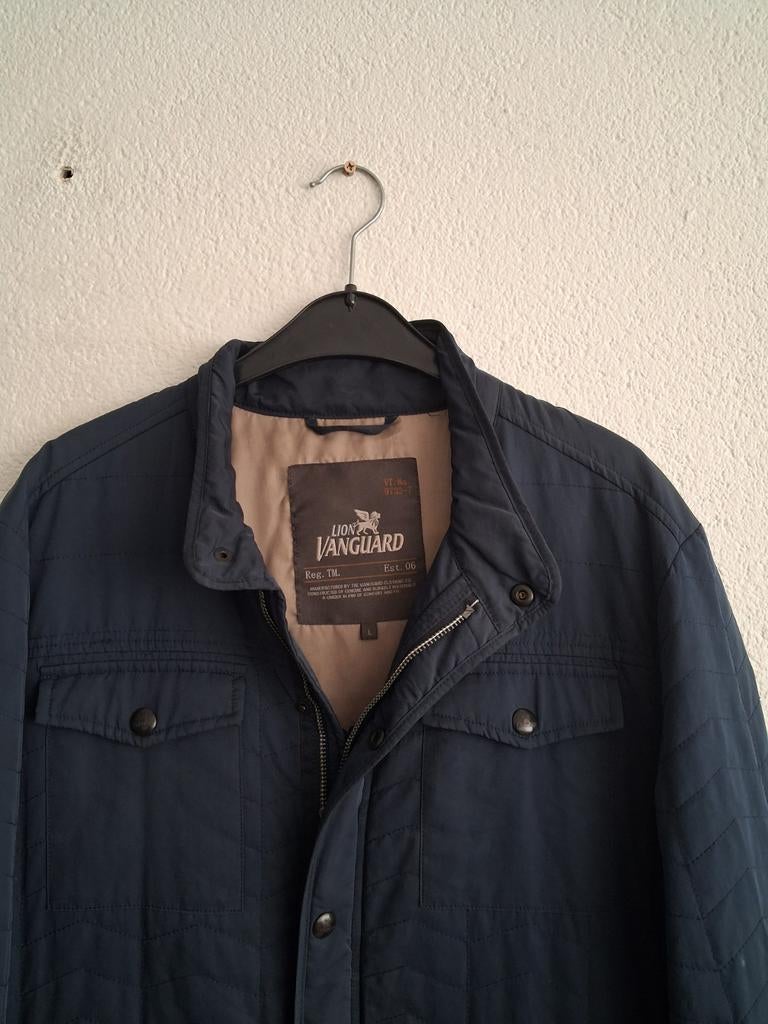 Blauwe Lion Vanguard Jas - Maat L, Maat 52/54 (L), Blauw, Ophalen of Verzenden, Lion Vanguard