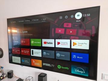 4k sony android smart tv 100hz winkelprijs 2000,- beschikbaar voor biedingen