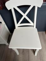 Stevige Ikea stoel - Wit, Huis en Inrichting, Stoelen, Ophalen, Gebruikt, Wit, Eén