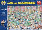 20026 Van Haasteren, Krijt op tijd! 1500 stukjes, Ophalen of Verzenden, 500 t/m 1500 stukjes, Zo goed als nieuw, Legpuzzel