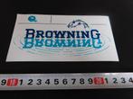 sticker hengelsport browning Q-bizz, Ophalen, Zo goed als nieuw