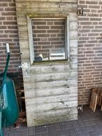 Tuindeur met RVS frame en sluitwerk 90 x 201.5, Ophalen, 1 tot 2 meter, Minder dan 3 meter, Zo goed als nieuw