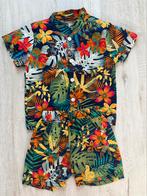 Bloemen zomerpakje vrolijk setje blouse short tropisch 92, Ophalen of Verzenden, Zo goed als nieuw, Setje, Shein