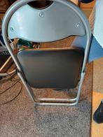 Handige bijzet stoeltjes,  per 2,  €17,50, Huis en Inrichting, Stoelen, Overige materialen, Twee, Zo goed als nieuw, Zwart