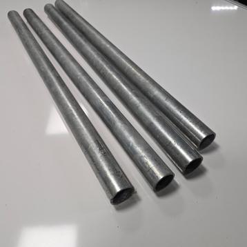 4x stalen buis 33 mm doorsnede / 65 cm lang 2 mm wanddikte beschikbaar voor biedingen