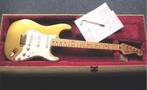 1982 Fender Stratocaster Gold on Gold, Solid body, Gebruikt, Ophalen of Verzenden, Fender