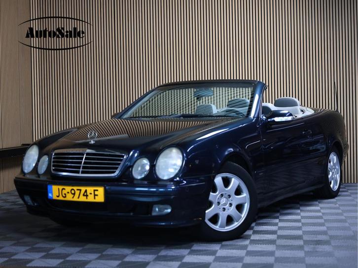 Mercedes-Benz CLK-Klasse Cabrio 200 K. Avantgarde AUT NAVI B, Auto's, Oldtimers, Bedrijf, Te koop, ABS, Airbags, Airconditioning