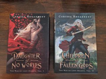 OOP Hardcovers! Book 1 and 2 from War of Lost Hearts series  beschikbaar voor biedingen