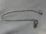 Zilveren ketting met hanger (sandaal), Met hanger, Ophalen of Verzenden, Zo goed als nieuw, Zilver