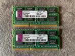 4GB (2x 2gb) DDR3 1333mhz SO-Dimm, Computers en Software, RAM geheugen, DDR3, Ophalen of Verzenden, Zo goed als nieuw, Laptop