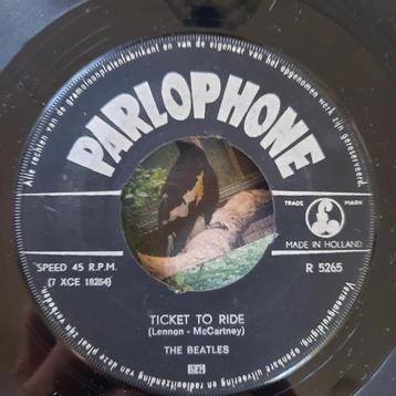 Single: the beatles - ticket to ride  beschikbaar voor biedingen