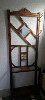 Vintage Houten Kapstok met Spiegel, Huis en Inrichting, Woonaccessoires | Kapstokken, Ophalen