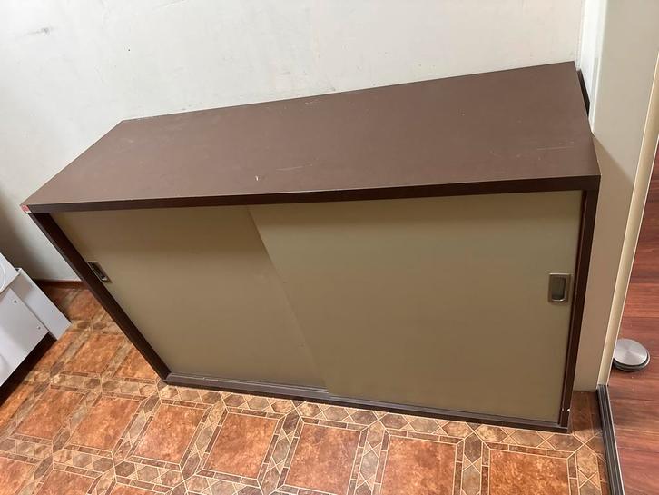 Vintage Kast met Schuifdeuren, Huis en Inrichting, Kasten | Overige, Gebruikt, Ophalen